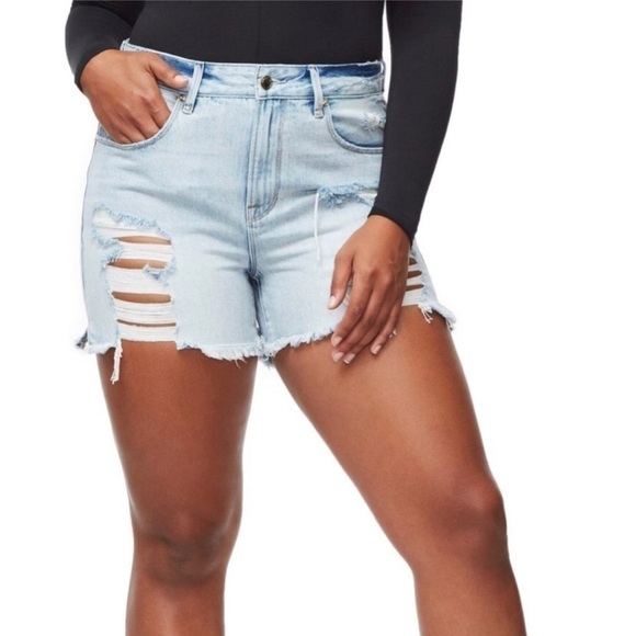 Good American Pants - Good American Good Vintage Short Distressed size 6/28